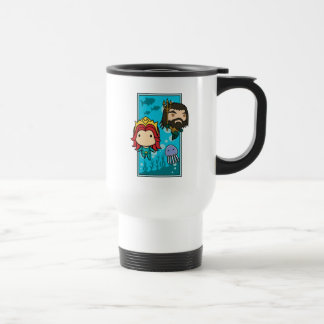Aquaman | Chibi Mera & Aquaman Undersea Graphic Reisebecher