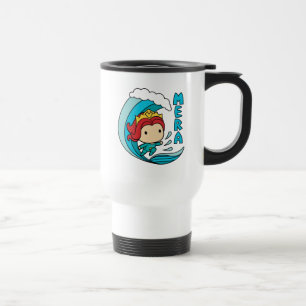 Aquaman   Chibi Mera Reitwellen-Grafik Reisebecher
