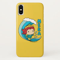 Aquaman | Chibi Mera Riding Wave Graphic