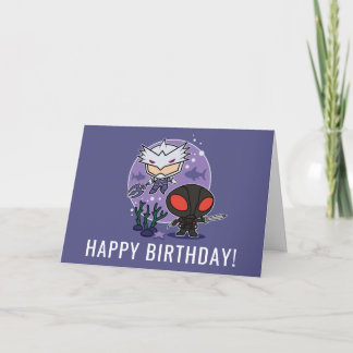 Aquaman | Chibi Orm u. schwarzer Karte