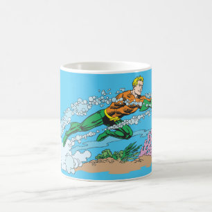 Aquaman Dashes Thru Water Kaffeetasse