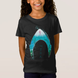 Aquaman Durch Mera Symbol Ocean Graphic T-Shirt
