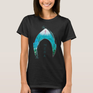 Aquaman   Durch Mera Symbol Ocean Graphic T-Shirt