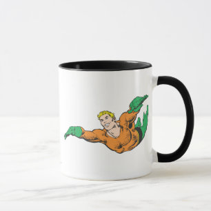 Aquaman erhebt sich in die Lüfte Tasse