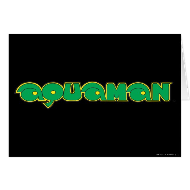 Aquaman Green Logo (Vorderseite (Horizontal))