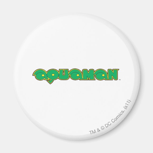 Aquaman Green Logo Magnet (Vorne)