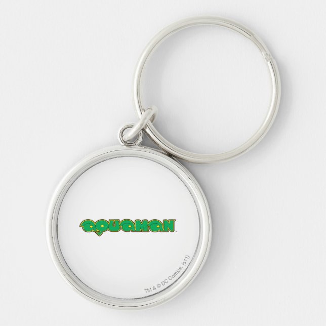 Aquaman Green Logo Schlüsselanhänger (Vorne)