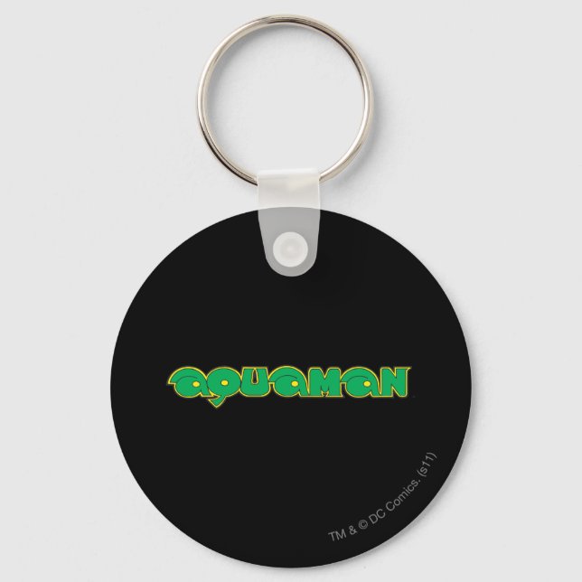 Aquaman Green Logo Schlüsselanhänger (Vorderseite)