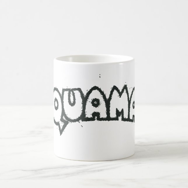 Aquaman Grunge Black Logo 2 Kaffeetasse (Mittel)