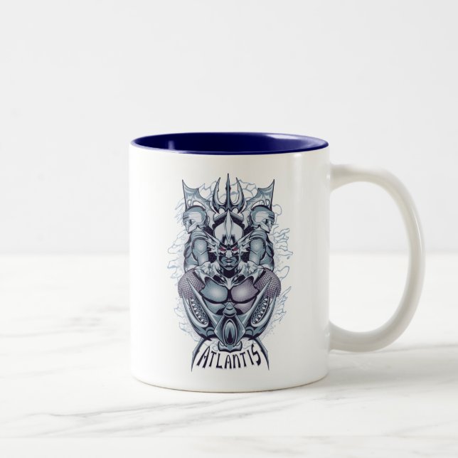 Aquaman | King Orm of Atlantis Graphic Zweifarbige Tasse (Rechts)