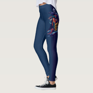 Aquaman   King Orm Versus Mera & Aquaman Leggings
