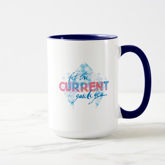 Aquaman | Logo-Grafik "Den aktuellen Leitfaden Gel Tasse (Rechts)