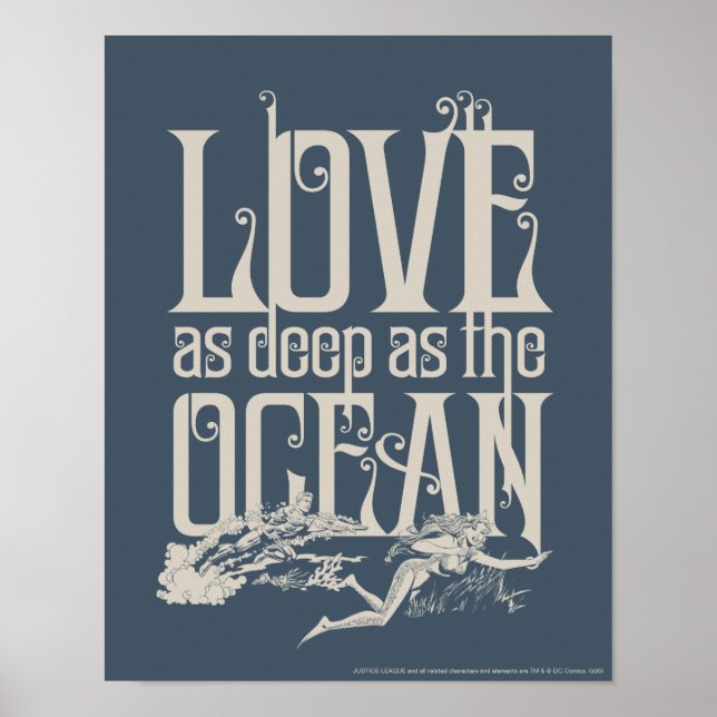 Aquaman & Mera - Liebe so tief wie der Ozean Poster (Vorne)