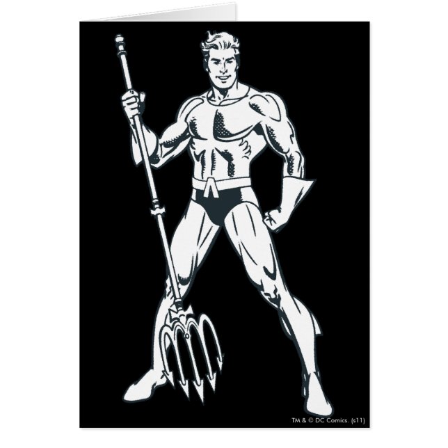 Aquaman mit Pitchfork BW (Vorne)