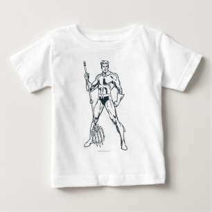 Aquaman mit Pitchfork BW Baby T-shirt