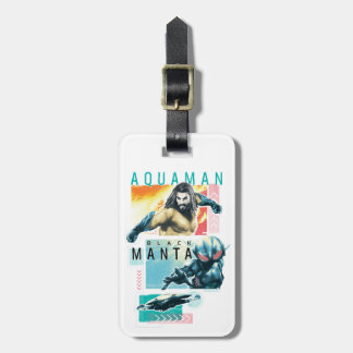 Aquaman| Modernist Aquaman & Black Manta Graphic Gepäckanhänger