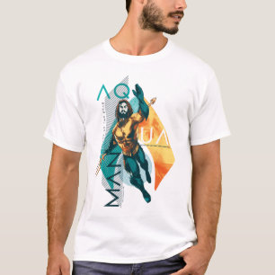 Aquaman Modernist Aquaman Collage T-Shirt