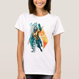 Aquaman Modernist Aquaman Collage T-Shirt