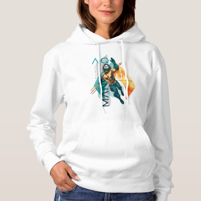 Aquaman Modernist Aquaman Leime Hoodie (Vorderseite)