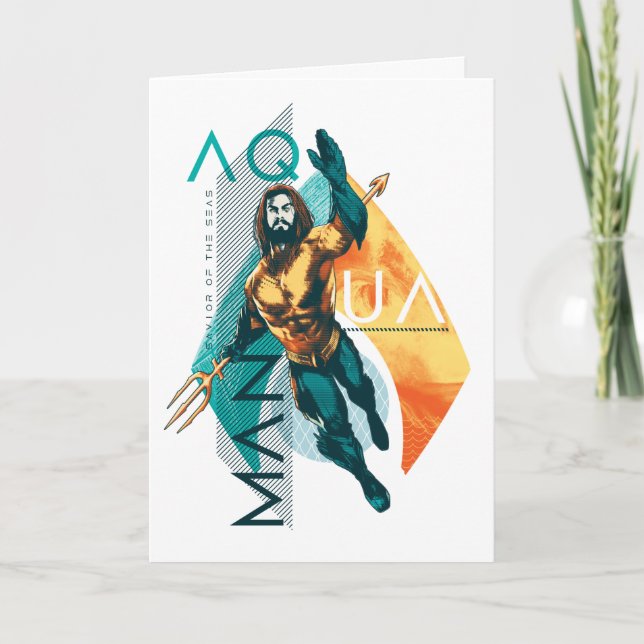 Aquaman Modernist Aquaman Leime Karte (Vorderseite)