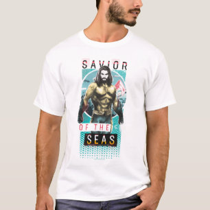 Aquaman   Modernistische Grafik "Retter der Meere" T-Shirt