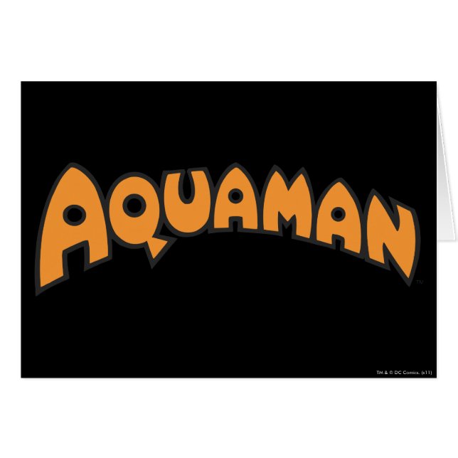 Aquaman Orange Logo (Vorderseite (Horizontal))