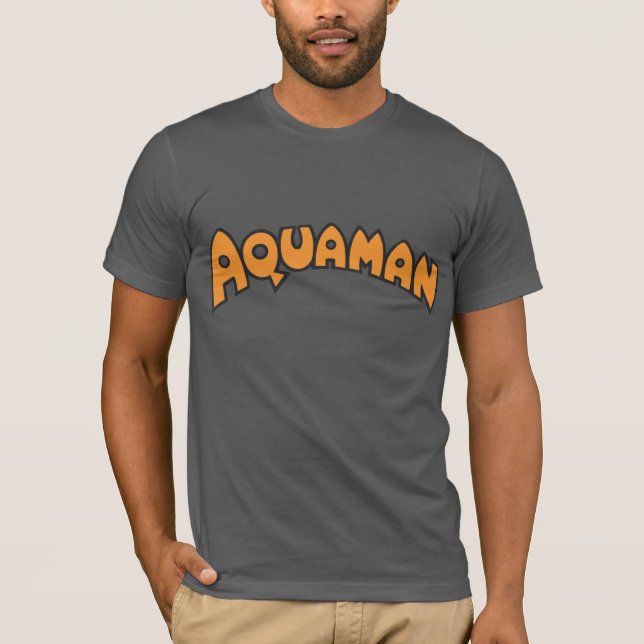Aquaman Orange Logo T-Shirt (Vorderseite)