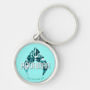 Aquaman   Orin, Mera, Orm u. schwarzer Manta im Schlüsselanhänger