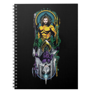Aquaman   Orin u. Orm umschaltbare Kunst Nouveau Notizblock