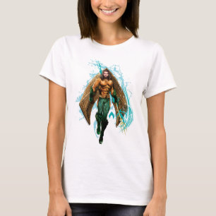 Aquaman Prince Orin mit Aquaman-Logo T-Shirt