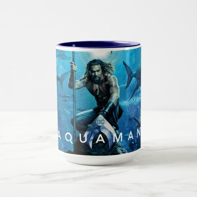 Aquaman | Prince Orin mit Wassertieren Tasse (Zentrum)