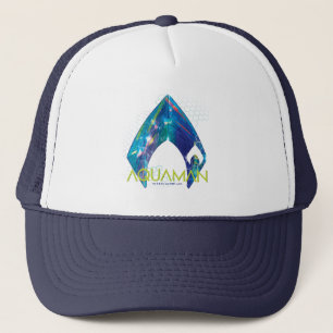 Aquaman Refracted Aquaman Logo Truckerkappe