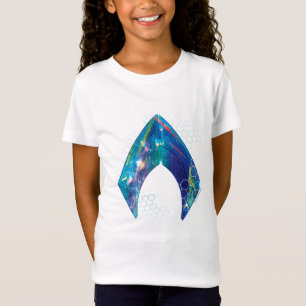 Aquaman Refraktioniertes Aquaman-Logo T-Shirt