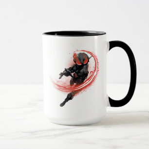 Aquaman   schwarzer Manta-rote Schlag-Grafik Tasse