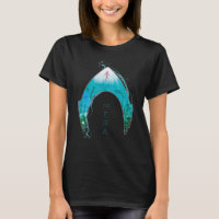 Aquaman See Through Mera Symbol Ocean Graphic