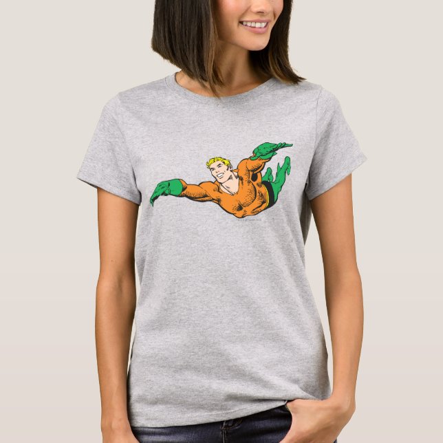 Aquaman Soars T-Shirt (Vorderseite)