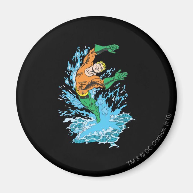 Aquaman springt in Wellen Magnet (Vorne)