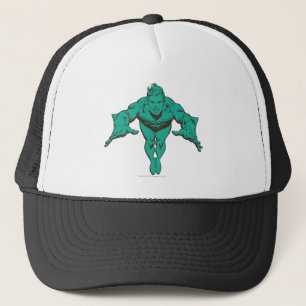 Aquaman stürzt vorwärts - Türkis Truckerkappe