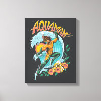 Aquaman und Trident Rising Surf Graphic