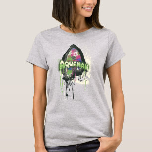 Aquaman - Verdrehte Unschuld Brief T-Shirt