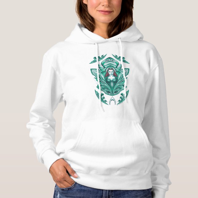 Aquaman | Verzierte Mera Graphic Hoodie (Vorderseite)