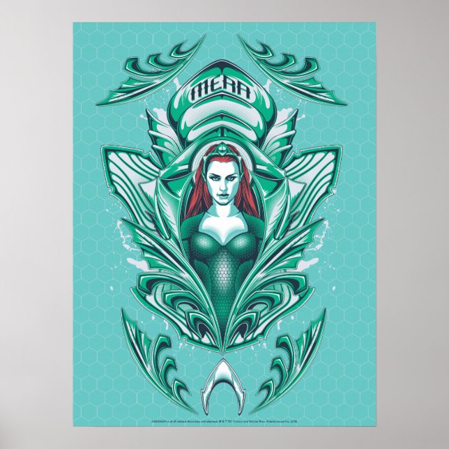 Aquaman | Verzierte Mera Graphic Poster (Vorne)