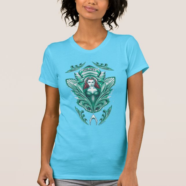 Aquaman | Verzierte Mera Graphic T-Shirt (Vorderseite)