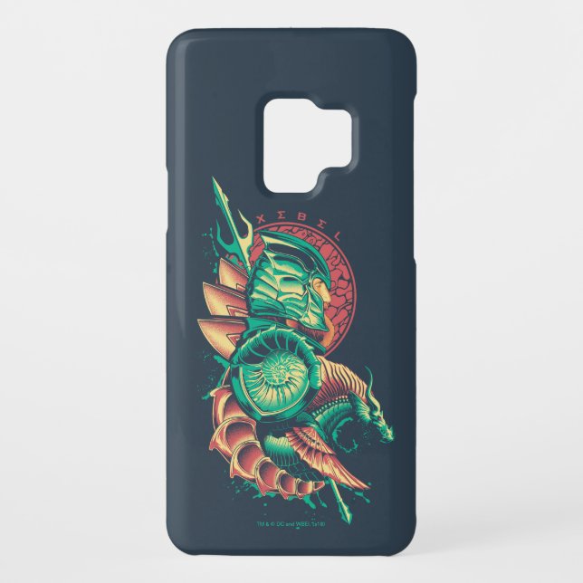 Aquaman | Xebel King Nereus Graphic Case-Mate Samsung Galaxy Hülle (Rückseite)