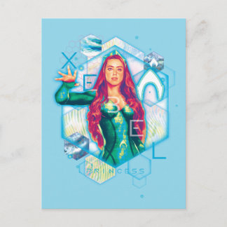 Aquaman | Xebel Princess Mera Hexagonal Graphic Postkarte