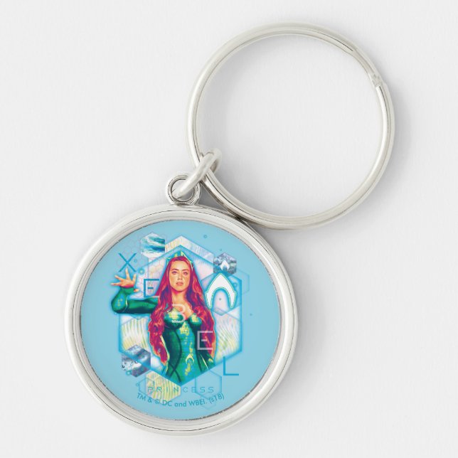 Aquaman | Xebel Princess Mera Hexagonal Graphic Schlüsselanhänger (Vorne)
