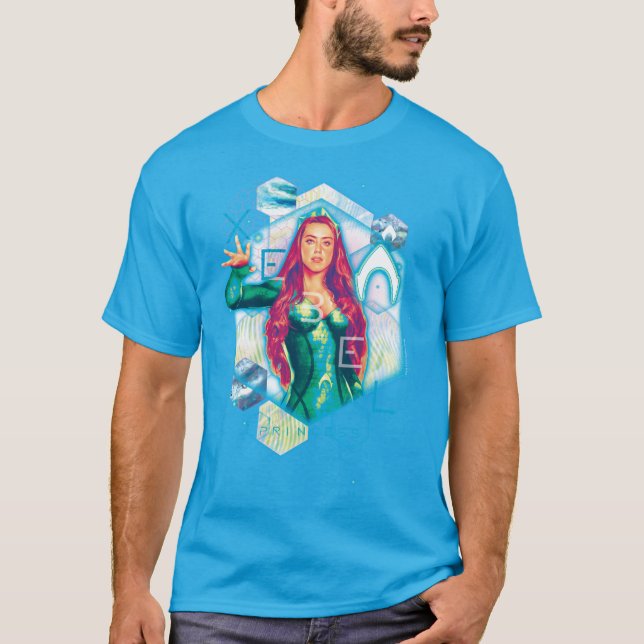 Aquaman | Xebel Princess Mera Hexagonal Graphic T-Shirt (Vorderseite)