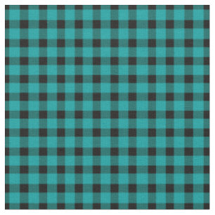 Aquamarin / Aqua Buffalo Land Lumberjack Kariert Stoff
