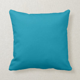 Aquamarin blau kissen