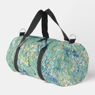 Aquamarin Blau Türkis Grün Chic Einzigartiges Must Duffle Bag
